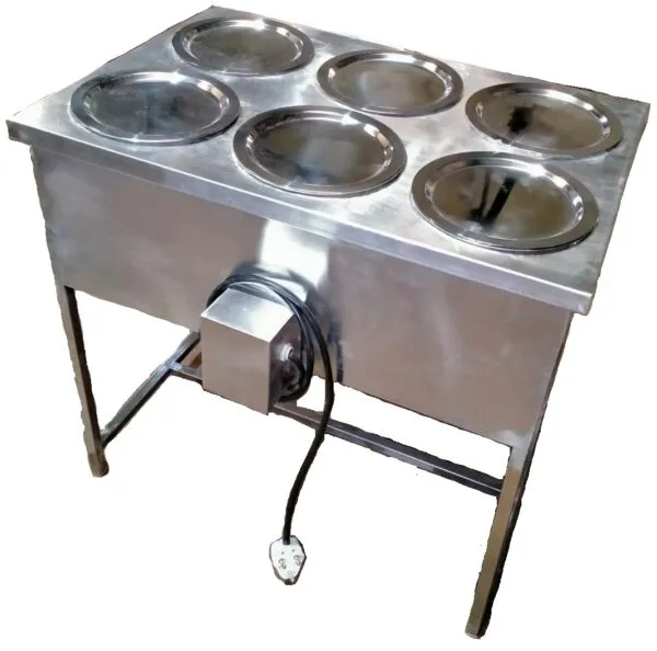 6 POT BAIN MARIE - ROUND POT