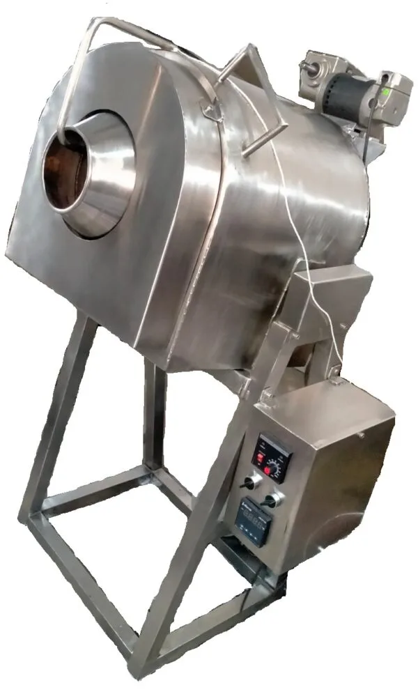 ROTARY ROASTER MACHINE 10 LTRS GMP. MODEL -2 TO 4 KG / B ATCH -ELECTRIC OR GAS MODEL